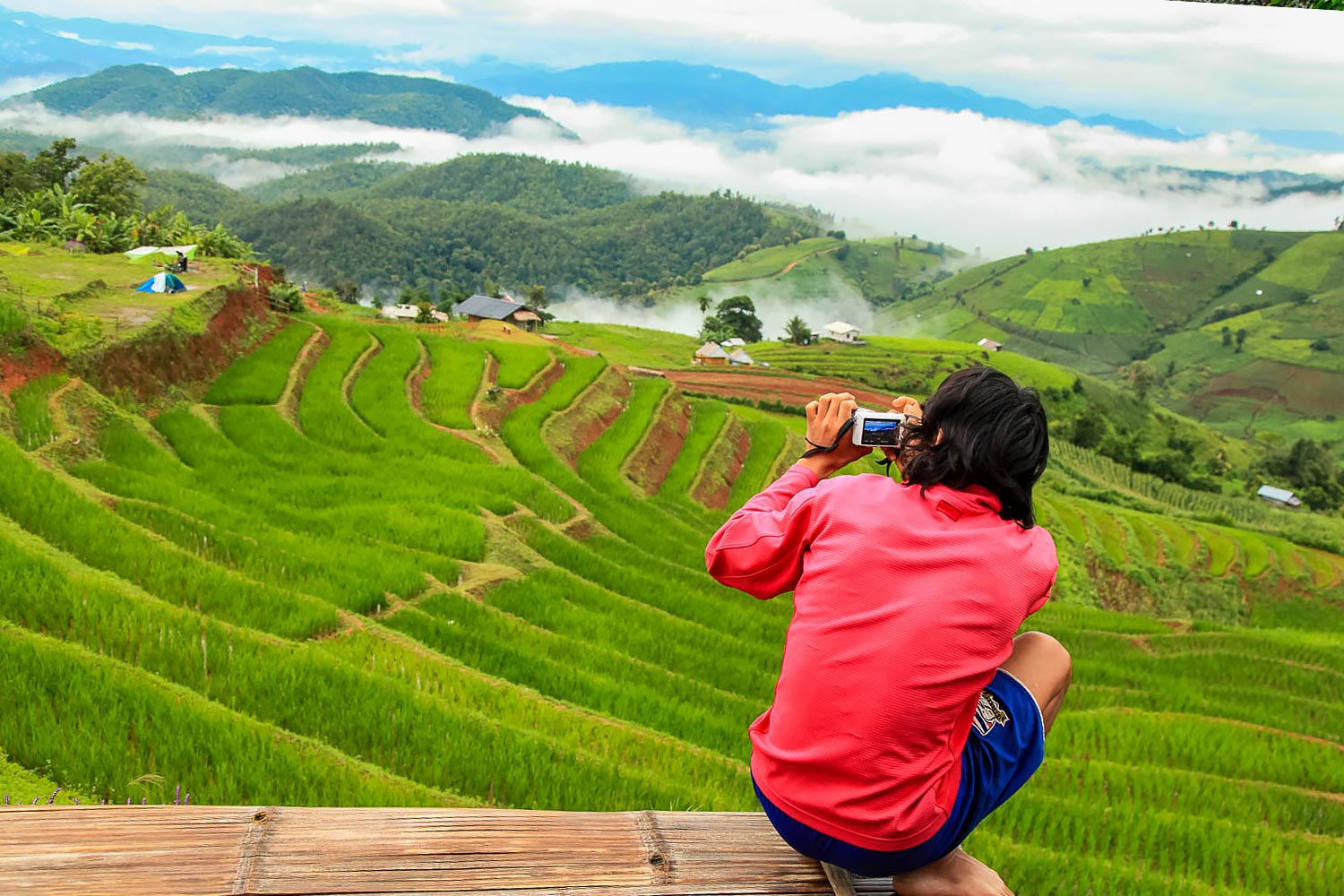 two days trek at doi inthanon and ban pa pong piang (chiang mai)