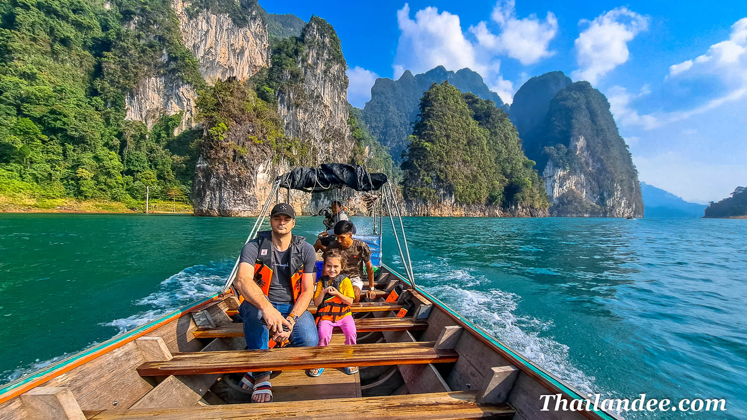 2 days / 1 night on lake khao sok with discovery of wild animals