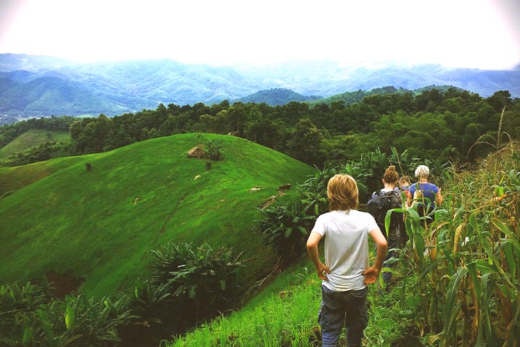 trek de 2 jours / 1 nuit dans les montagnes de chiang rai